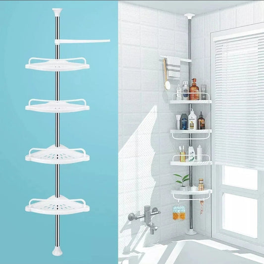 Esquinero Organizador de Ducha x4 Estantes
