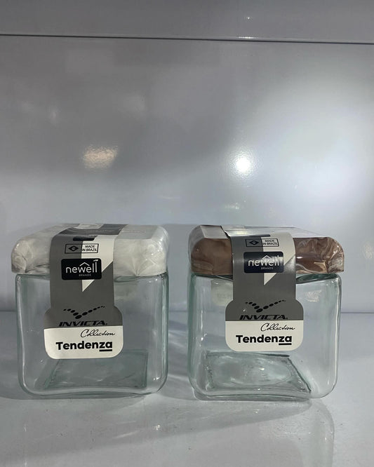 Frasco Cuadrado 750ML de Vidrio