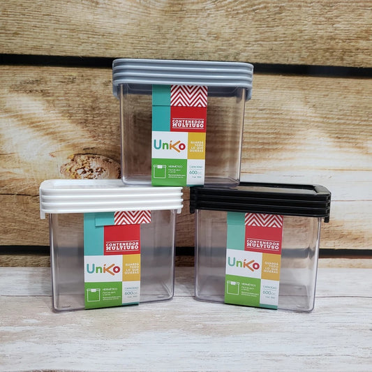 TUPPER CONTENEDOR MULTIUSO ACRÍLICO 600CC