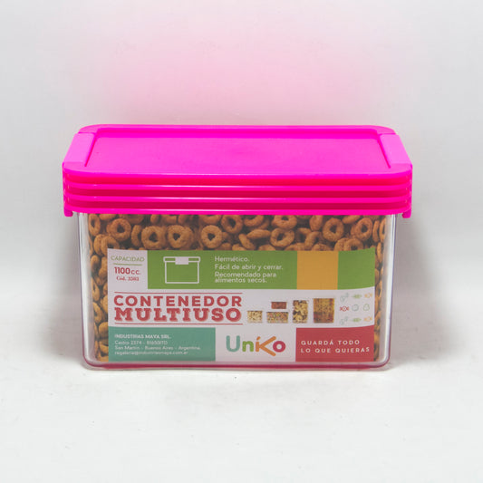 TUPPER CONTENEDOR MULTIUSO ACRÍLICO 1100CC