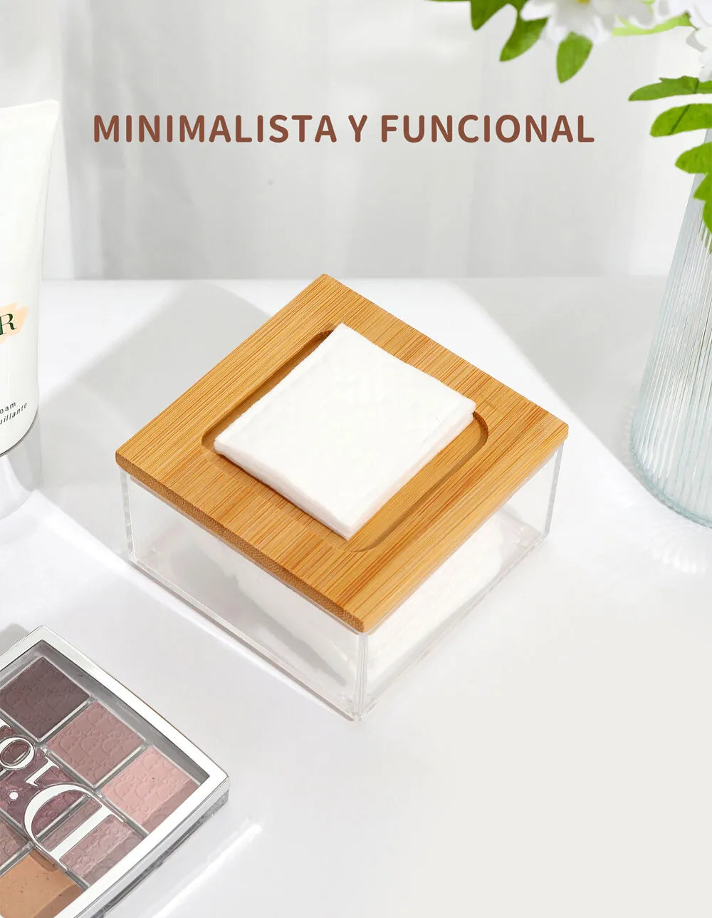 Organizador Acrílico con Tapa