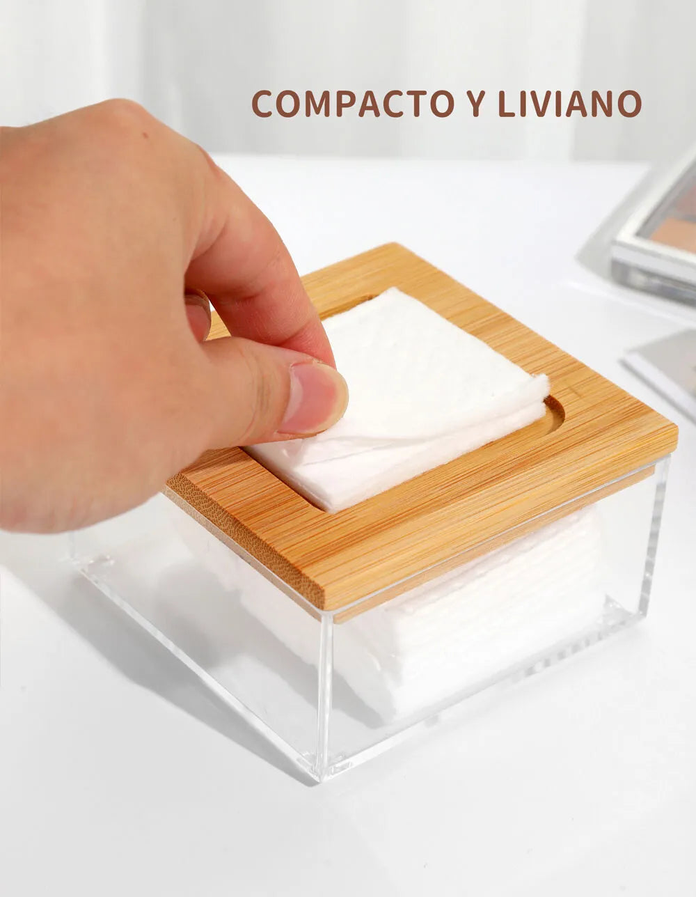 Organizador Acrílico con Tapa