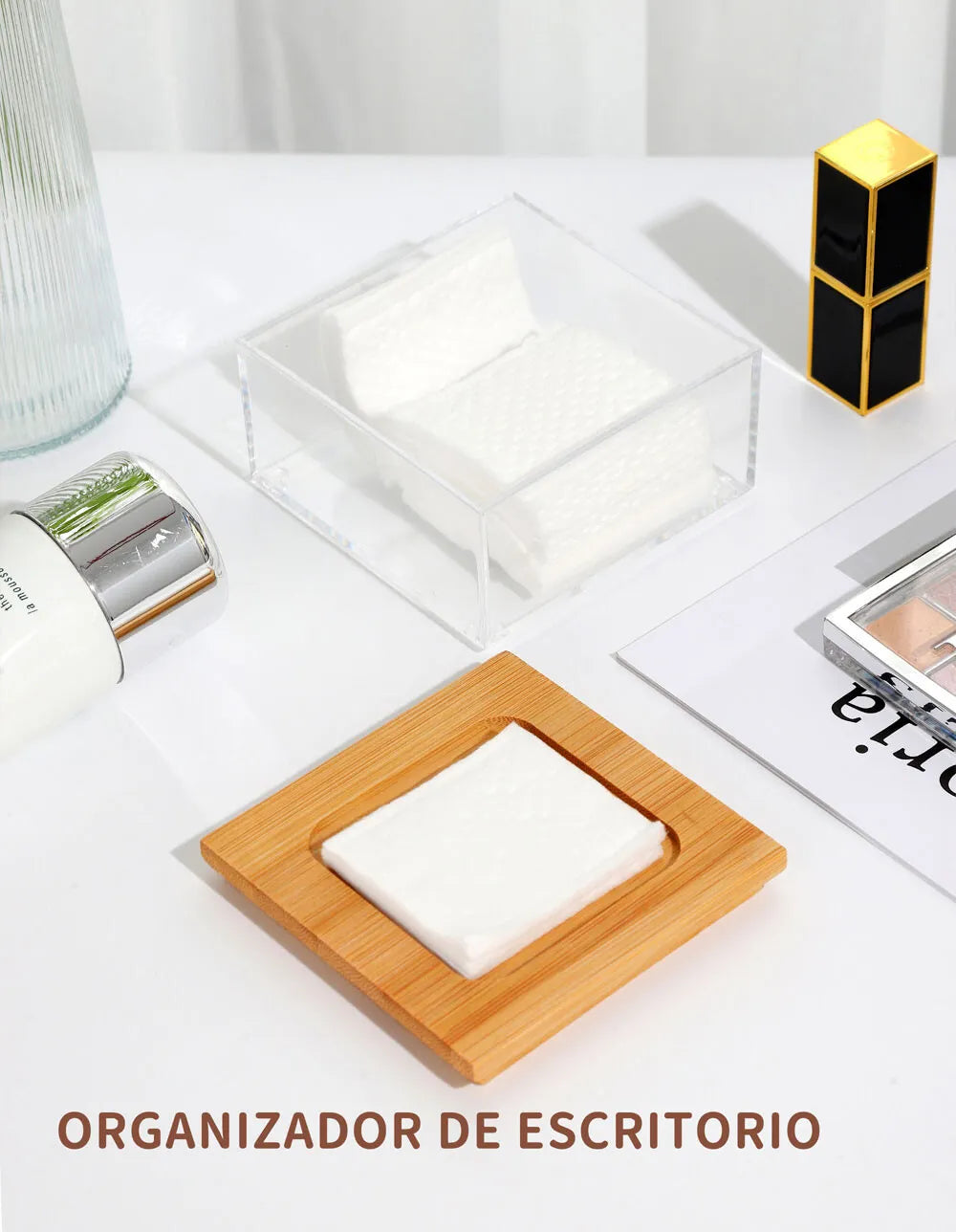 Organizador Acrílico con Tapa