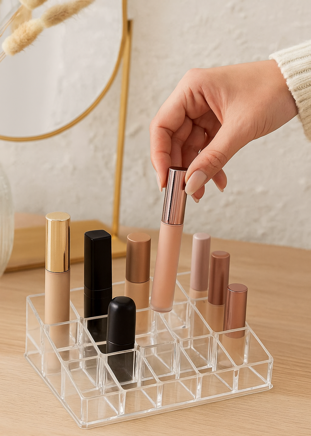 Estuche Acrílico 24 Compartimentos