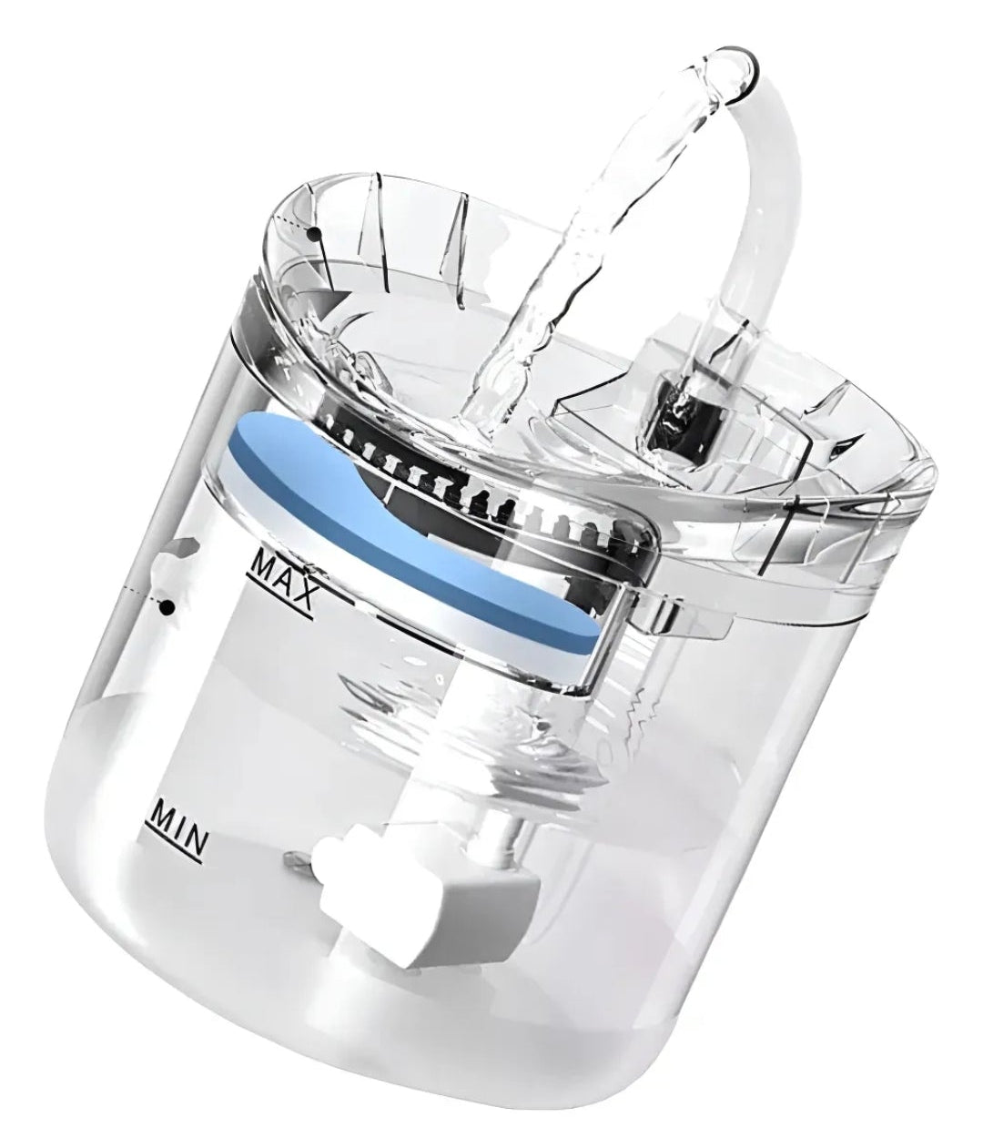 Bebedero C/Fuente Purificadora para Mascotas