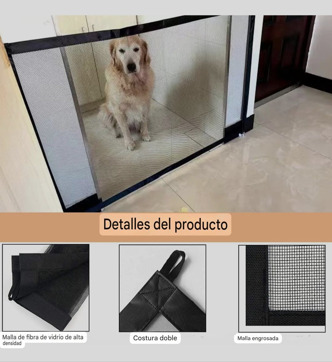 Malla Red de Seguridad P/Mascotas