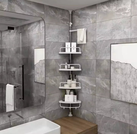 Esquinero Organizador de Ducha x4 Estantes