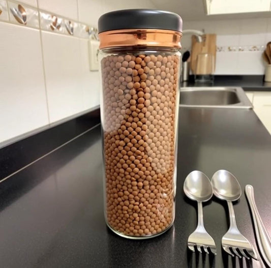 Frasco Alto con Tapa Metálica 750ml