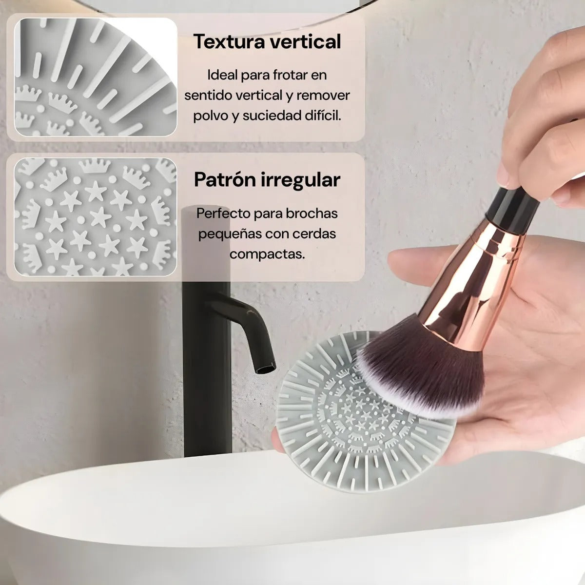 “Glam Brush Cleaner – Limpiador Eléctrico de Brochas y Esponjas”