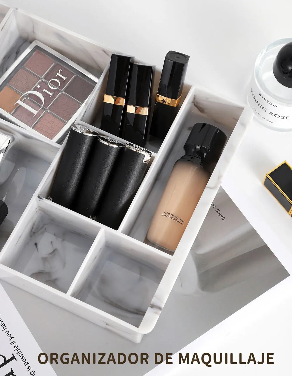 Organizador Efecto Mármol