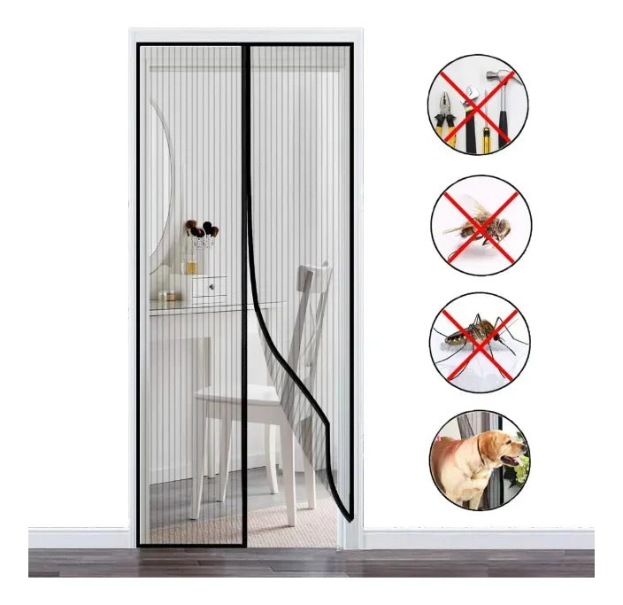 Puerta Mosquitera Magnética