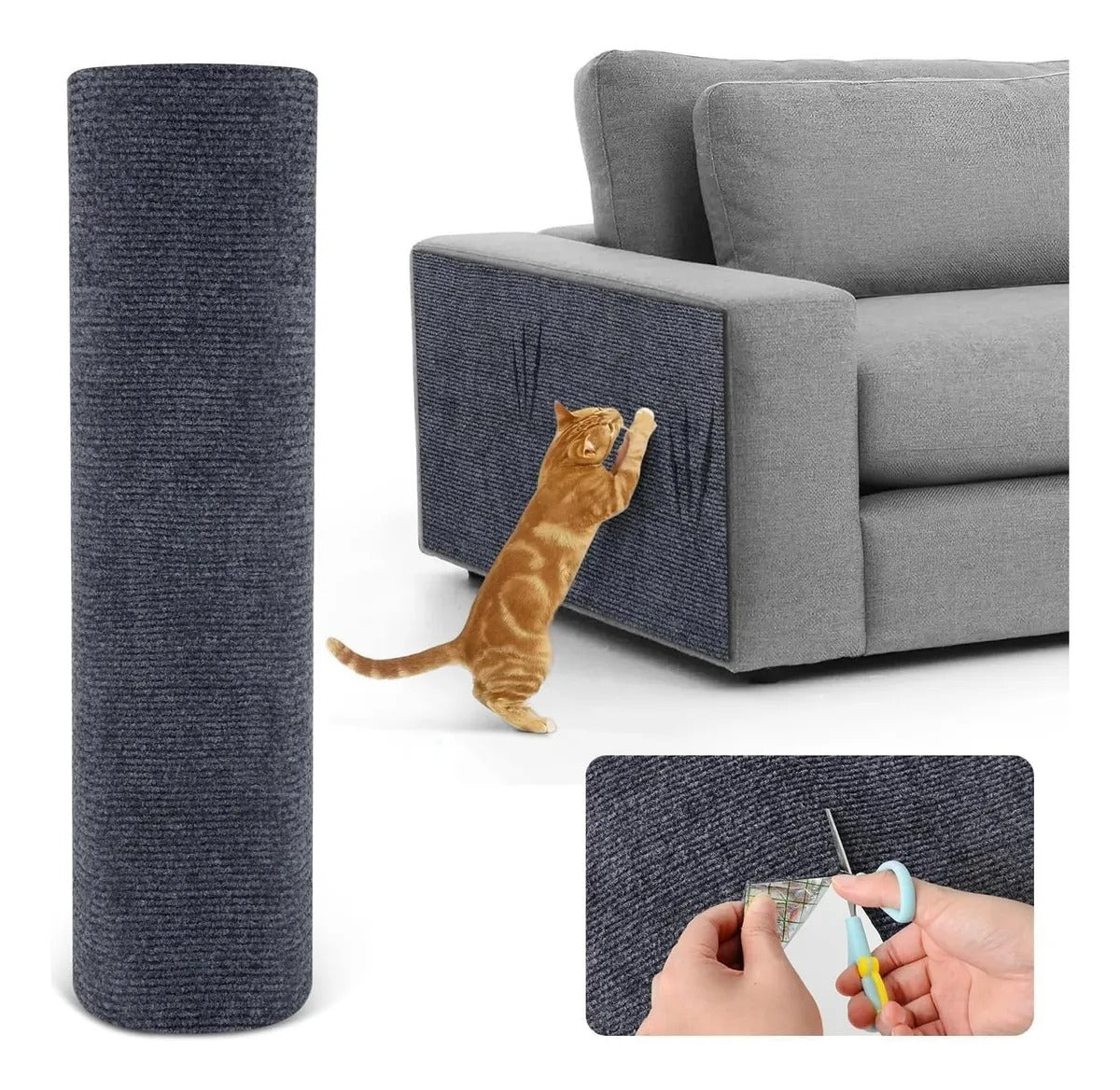 Rascador Autoadhesivo para Gatos – 100x50 cm