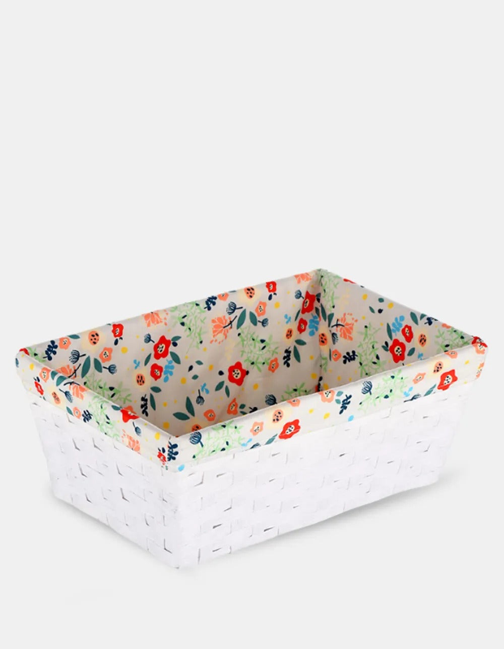 Canasto Organizador con Interior de Tela