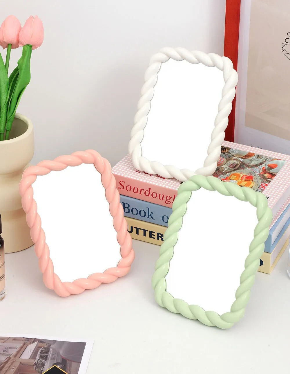 Espejo Decorativo Trenzado