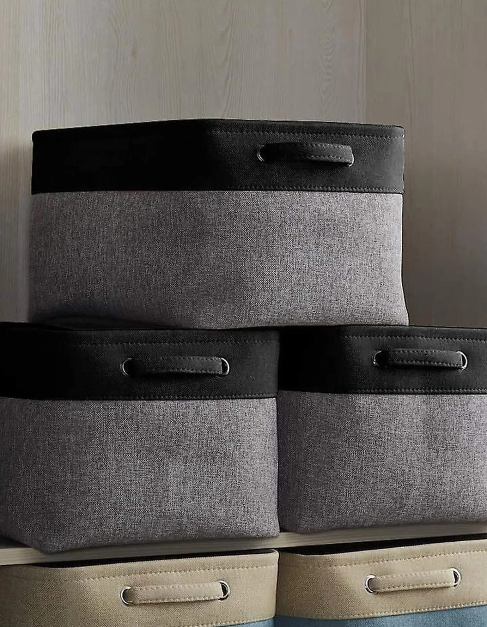 Canasto Pleglable de Tela