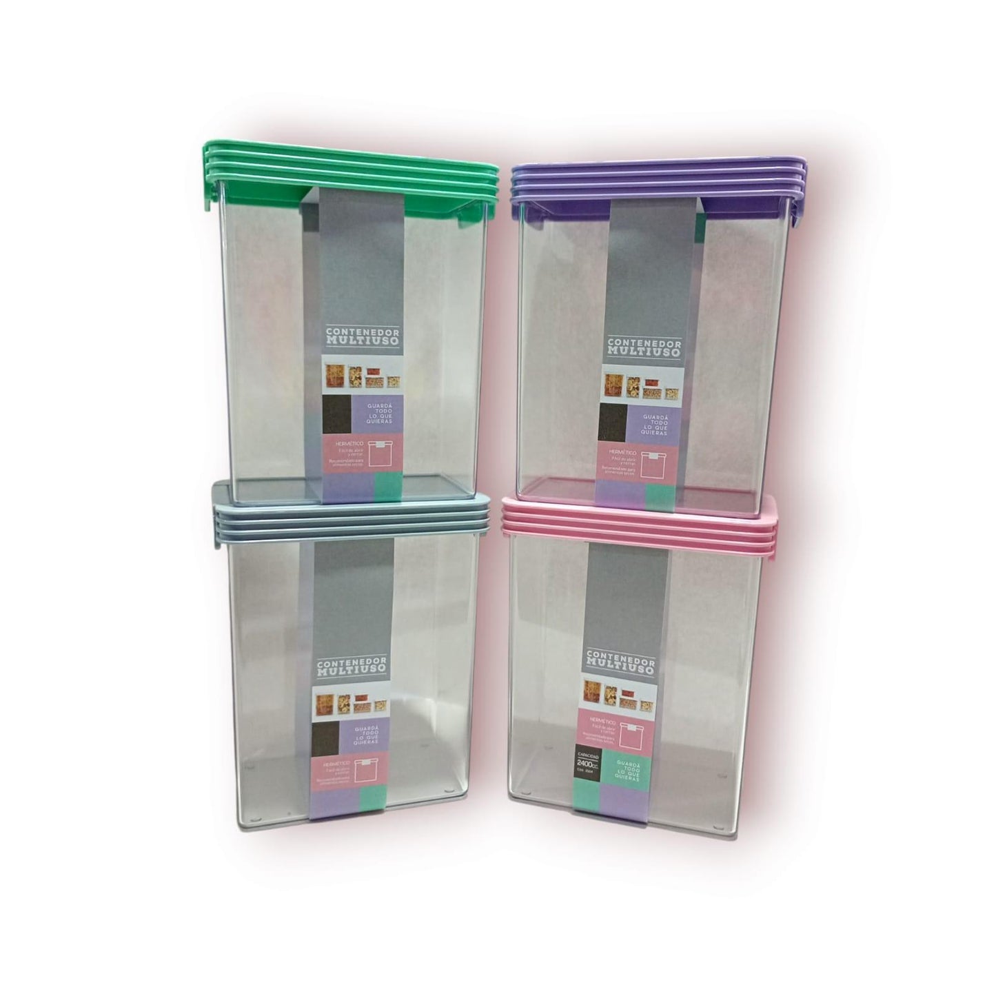 TUPPER CONTENEDOR MULTIUSO ACRÍLICO 2400CC