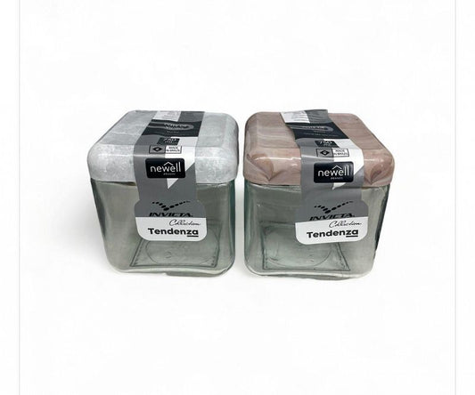 Frasco Cuadrado 750ML de Vidrio